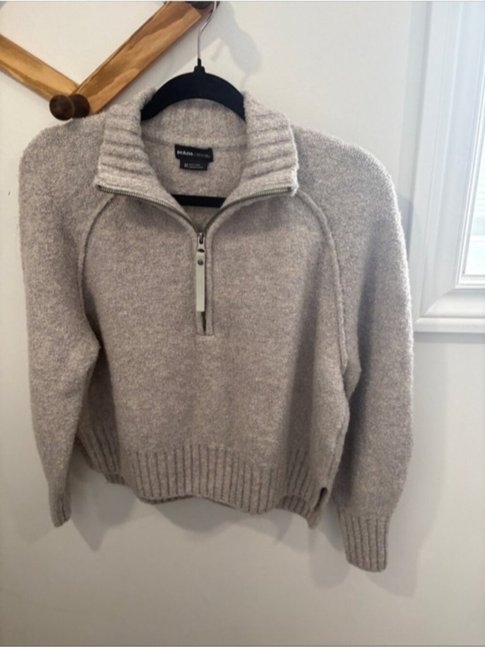 prAna Women's Blazing Star Sweater in Heather Grey